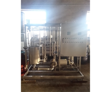 1噸電加熱酸奶巴氏帶閃蒸、均質(zhì)